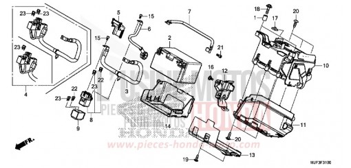 BATTERIE CRF1000AH de 2017